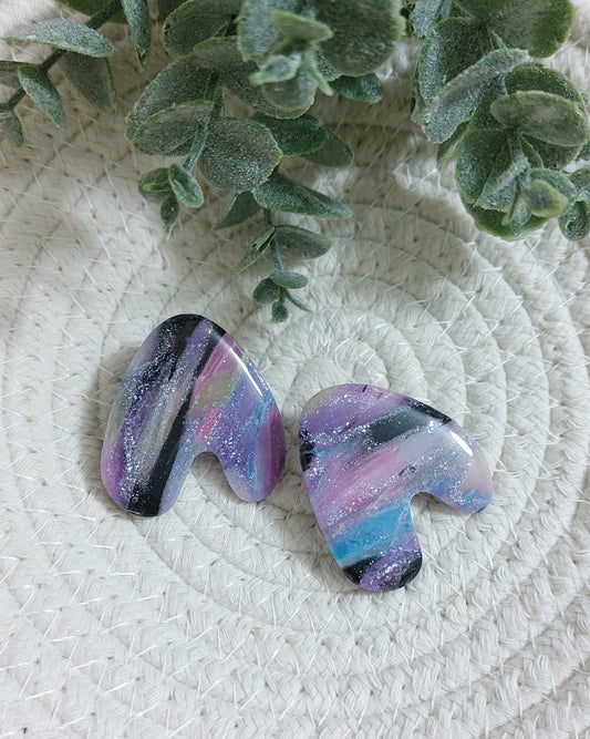 Galaxy Organic arches earrings
