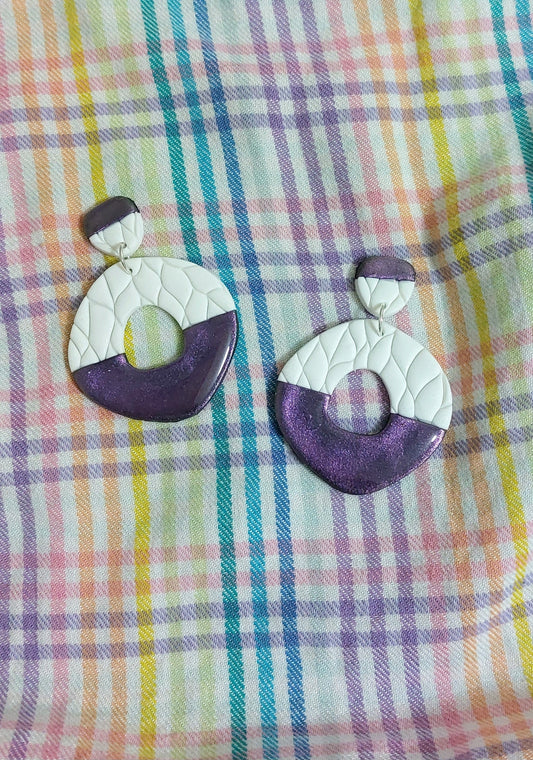 Organic Donut Earrings